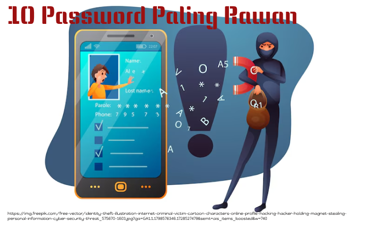 10 Password Paling Rawan